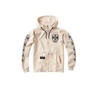 West Coast Choppers Dominator Full Zip Sweatshirt Beige S