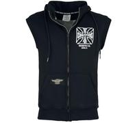 West Coast Choppers Grey Sherpa Lined Zip Hoody