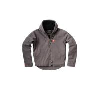 West Coast Choppers Heavy Duty Sherpa Lined Canvas Work Jacket Charcoal GreyXL Charcoal Grey