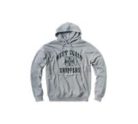 West Coast Choppers Iron Oversized Hoodie Steel GreyL Steel Grey