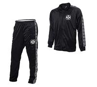 West Coast Choppers Men Track Pants OG Black, Size:XL, Color:Black