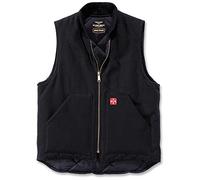 West Coast Choppers Men Vest Heavy Duty, Color:Black, Size:XL