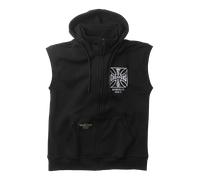 West Coast Choppers Grey Sherpa Lined Zip Hoody