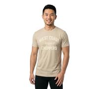 West Coast Choppers Og Cross Short Sleeve T-shirt Beige L Men