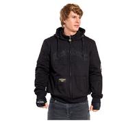 West Coast Choppers Por Vida Riding Hooded Motorcycle Jacket black size XXXL