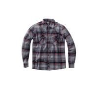 West Coast Choppers Rigid Flannel Shirt GreyM Grey