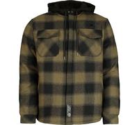 West Coast Choppers WCC HELL BENT FLANNEL JACKET - OLIVE/BLACK Mid-Season Jacket olive black XXL