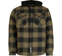 West Coast Choppers WCC HELL BENT FLANNEL JACKET - OLIVE/BLACK Mid-Season Jackets olive black XL