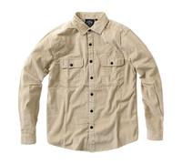 West Coast Choppers WCC Hill Country Cord Shirt Sand Longsleeve beige L