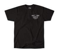 West Coast Choppers Motorcycle Short Sleeve T-shirt Black S Men