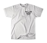 West Coast Choppers WCC Motorcycle T-shirt White/Black T-Shirt white 3XL