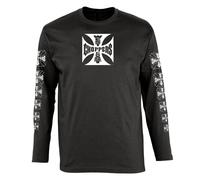 West Coast Choppers WCC OG LBC Long Sleeve Shirt Black Size S