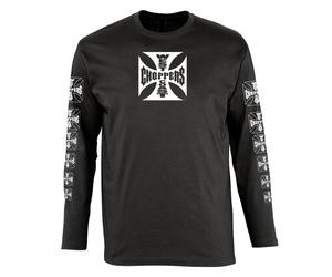 West Coast Choppers WCC OG LBC Long Sleeve Shirt Black Size S