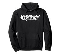 West Coast Graffiti Street Art Handstyle USA Souvenir Pullover Hoodie