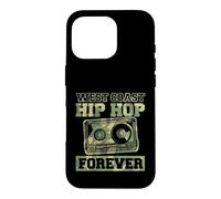 West Coast Hip Hop Forever Cassette Tape Case for iPhone 16 Pro