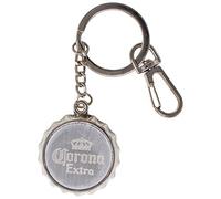 West Coast Novelty Corona Extra Silver Bottle Cap Keychain, Silver, One size