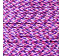 West Coast Paracord 50 Feet Type III 7 Strand Core 550 Paracord (Light Pink Camo)