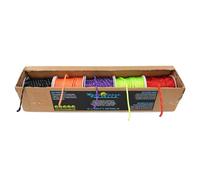 West Coast Paracord 550lb Paracord Variety Supplies - Type III Paracord Box Set - 100 Foot Spools of 5 Colors