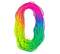 West Coast Paracord Macramé Weaving Rainbow Dip Dye Cord - Bright Color 550 Paracord (100 Feet)