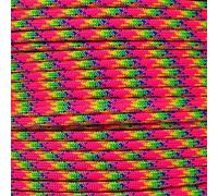 West Coast Paracord Multi Color Nylon Military Paracord 550 Type III 7 Strand Utility Cord Rope - 100 Foot Hanks (Fairy Tale)
