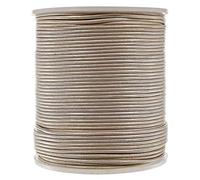 West Coast Paracord Round Leather Cord (Pearl, 1.5mm - 25 Yards)