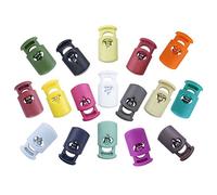 West Coast Paracord Single Hole Heavy Duty Plastic Cord Lock Clamp Toggle Stop Slider for Paracord, Drawstrings, Bungee Cord, Accessory Cordage - 5 Pack, Coyote Brown