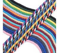 West Coast Paracord Twisted 3 Strand Natural Cotton Rope Artisan Cord - 1/4, 1/2, 5/8, 3/4, 1 Inch Diameters - Super Soft White and Assorted Colors - 10, 25, 50, 100 Feet (Black, 1/2 Inch x 10 Feet)