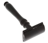 West Coast Shaving Midnight Collection Razor 77B, Black Stainless Steel (Closed Comb)