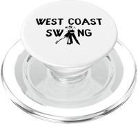 West Coast Swing Dancing Couple WCS Dancer PopSockets PopGrip for MagSafe