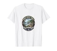West Coast Trail Canada Pacific Rim National Park Reminder Value Graphic T-Shirt, Men, White, M