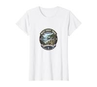 West Coast Trail Canada Pacific Rim National Park Reminder Value Graphic T-Shirt, Women, White, L