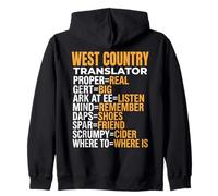 West Country Accent Translator Funny Bristol Exeter Plymouth Zip Hoodie