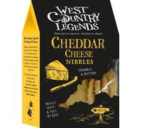 West Country Legends Cheddar Cheese Nibbles, An Ideal Appertiser and Pre-drink Snack or Enjoyed on a Cheese board or Buffet, Vegetarian Friendly, Real Farmhouse Cheese, 85 g Pack