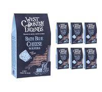 West Country Legends Cheese Wafers 6 x 80g (Bath Blue Cheese)