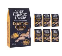 West Country Legends Cheese Wafers 6 x 80g (Dorset Red Cheese)