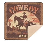 West Cowboy Large Stylish Baby Gym & Activity Mat for Floor Lightweight Tummy Time & Crawling Mat for Babies Infants Toddlers, 50'' x 50''