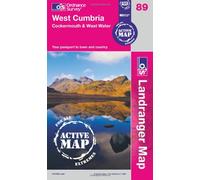 West Cumbria, Cockermouth & Wast Water: Sheet 89 (OS Landranger Active Map)
