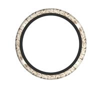 West Desert Cactus With Cowboys Riding Horses Print Elastic Steering Wheel Cover - All Over Printed, High-Grade Chloroprene Rubber - Non-Slip, Durable, Eco-Friendly Wheel