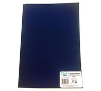West Design - A3 Sketchbook, 140gsm, 40 White Pages, Stapled Laminated Blue Cover, Crisp, Acid Free Plain, Blank Paper, Sketch, Draw, Journal, Scrapbook, Drawing Pad, Notebook, Home, Art Supplies