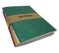 West Design Products A5 "Assorted Glitter" Sketchbook Bundle (Pack of 4)