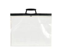 West A2 Clear Clip-Close Poly Folio