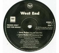 West End - Love Rules - West End 2X12"