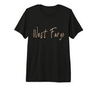 West Fargo North Dakota Vintage Elegant Design Premium T-Shirt