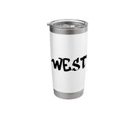 West Graffiti Style Hip-Hop Stainless Steel Insulated Tumbler