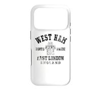 West Ham Borough of Newham East London England Black Aged Case for iPhone 17 Pro