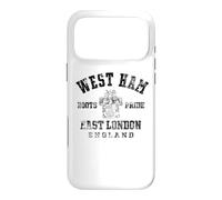West Ham Borough of Newham East London England Black Aged Case for iPhone 17 Pro Max