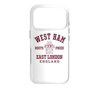 West Ham Borough of Newham East London England Maroon Print Case for iPhone 17 Pro