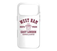 West Ham Borough of Newham East London England Maroon Print Case for iPhone 17 Pro Max
