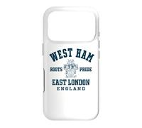West Ham Borough of Newham East London England Navy Print Case for iPhone 17 Pro