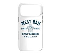 West Ham Borough of Newham East London England Navy Print Case for iPhone 17 Pro Max